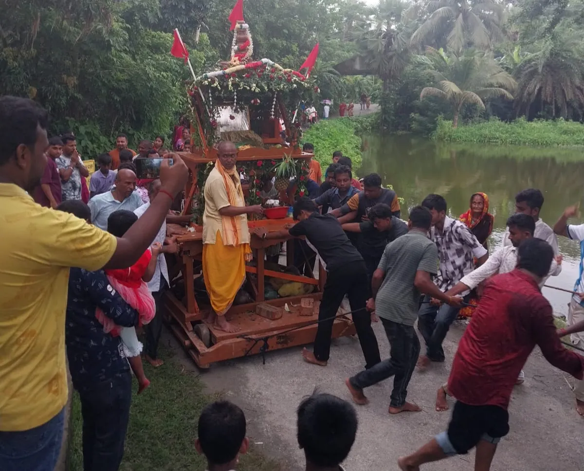 কচুয়ায় ৭ টি স্থানে শ্রী শ্রী জগন্নাথ দেবের উল্টো রথ যাত্রা