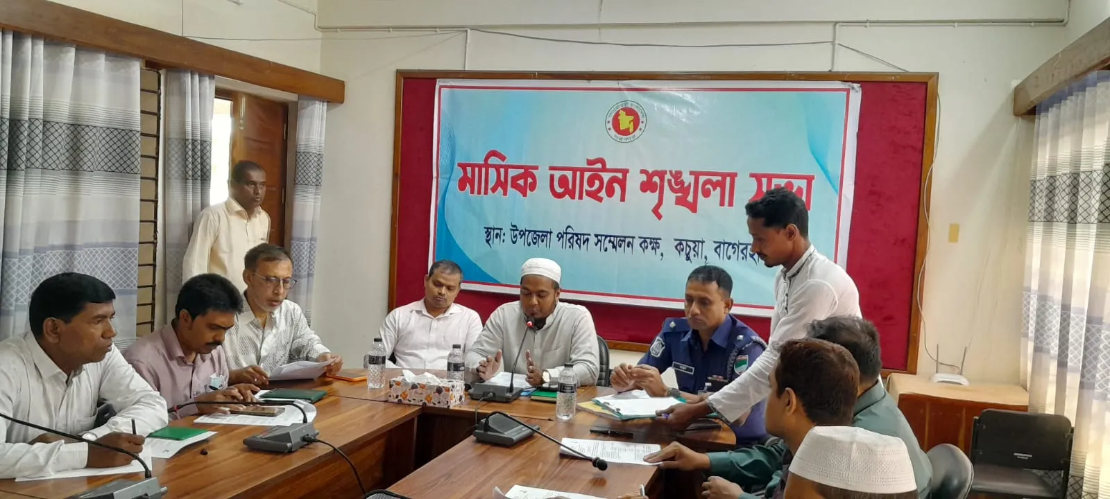 কচুয়ায় আইনশৃঙ্খলা বিষয়ক মাসিক সভা অনুষ্ঠিত: ডোপ টেস্টের মাধ্যমে মাদক দমনের হুশিয়ারি